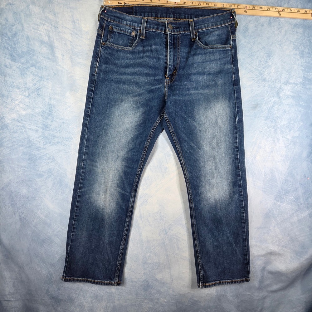 Levis 569 Loose Straight Fit Jeans Mens 32x30 Medium Wash Blue‎ Denim 00569-0230